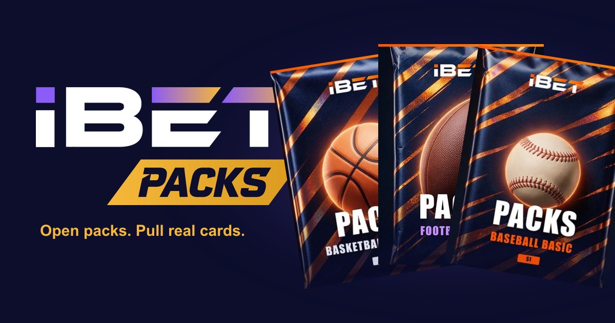 iBET Packs - Open packs. Pull real cards.