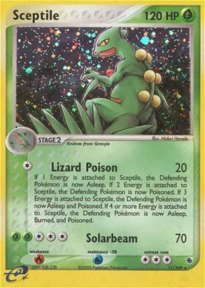 Sceptile Pokémon Ruby & Sapphire #11 Holo