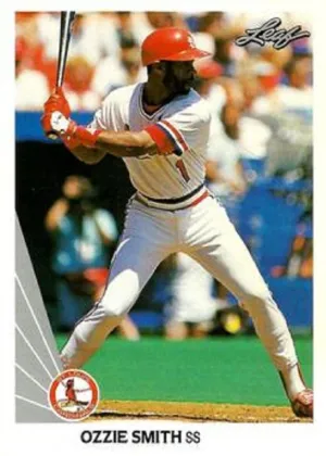 Ozzie Smith 1990 Leaf Baseball #142