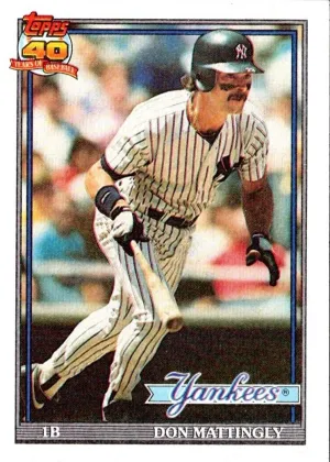 Don Mattingly 1991 Topps Desert Shield Baseball #100