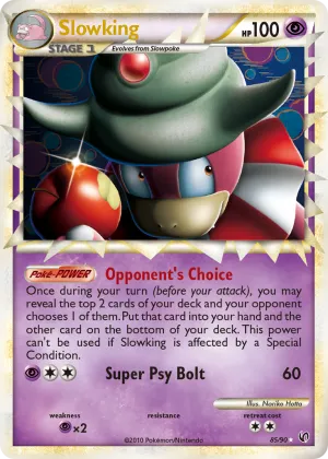 Slowking Pokémon HS—Undaunted #85 Holo