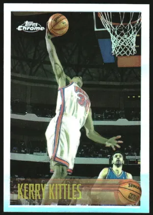 Kerry Kittles 1996 Topps Chrome Basketball Refractor #198