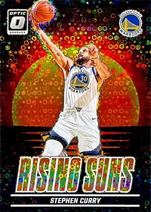 Stephen Curry 2024 Donruss Optic Rising Suns Basketball Fast Break Black #18