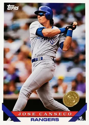 Jose Canseco 1993 Topps Baseball Colorado Rockies Inaugural #500