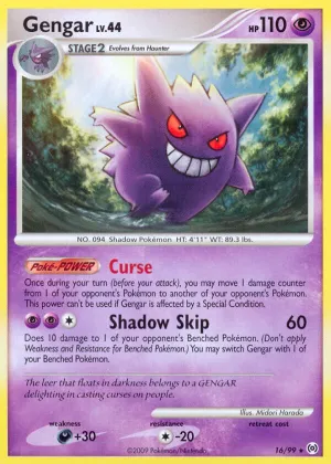 Gengar Pokémon Arceus #16 Reverse Holo