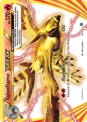 Talonflame BREAK Pokémon Steam Siege #21 Holo