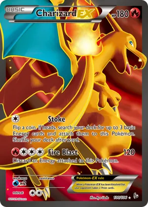 Charizard-EX Pokémon Flashfire #100 Holo