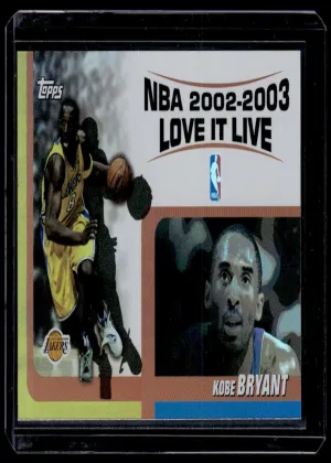 Kobe Bryant 2003 Topps Love It Live Basketball #LL-KB