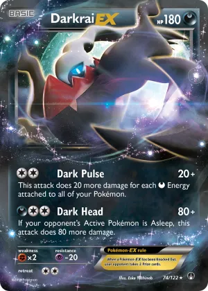 Darkrai-EX Pokémon BREAKpoint #74 Holo