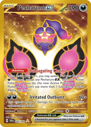 Pecharunt ex Pokémon Shrouded Fable #95 Holo