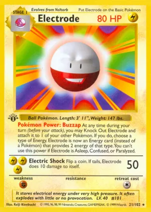Electrode Pokémon Base #21