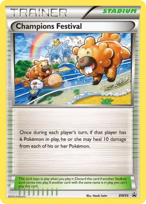 Champions Festival Pokémon BW Black Star Promos #BW95