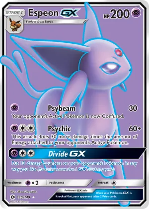Espeon-GX Pokémon Sun & Moon #140 Holo
