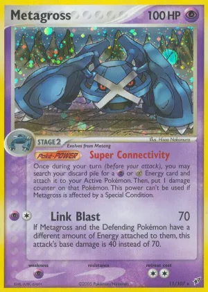 Metagross Pokémon Deoxys #11 Holo