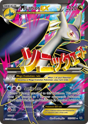 M Latios-EX Pokémon Roaring Skies #102 Holo