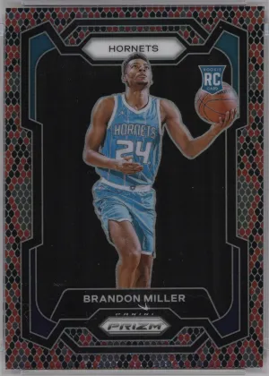 Brandon Miller 2023 Panini Prizm Basketball Snakeskin #152