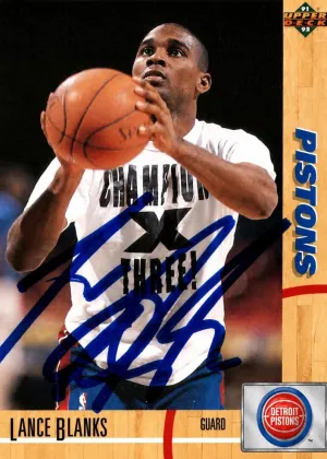 Lance Blanks 1991 Upper Deck Basketball #108