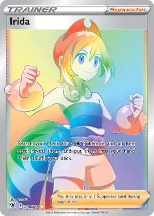 Irida Pokémon Astral Radiance #204 Holo