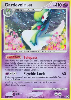 Gardevoir Pokémon Secret Wonders #7 Reverse Holo