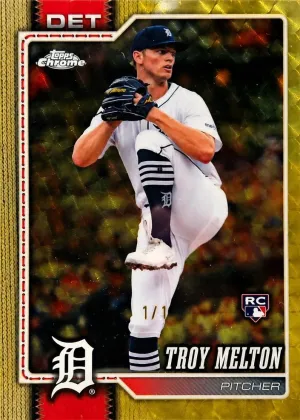 Troy Melton 2026 Topps Chrome Baseball SuperFractor #202
