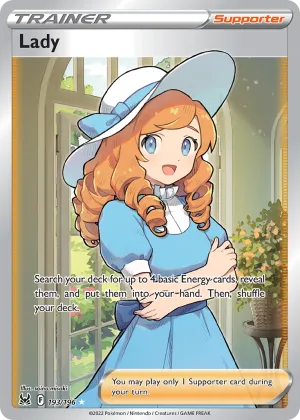 Lady Pokémon Lost Origin #193 Holo