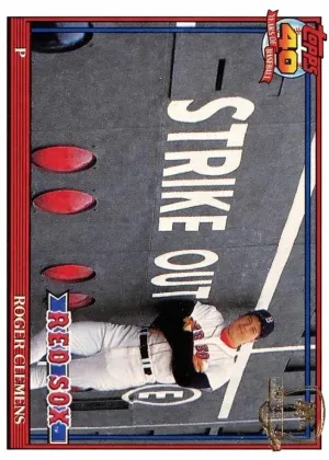 Roger Clemens 1991 Topps Desert Shield Baseball #530