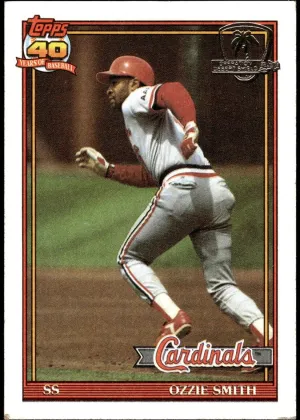 Ozzie Smith 1991 Topps Desert Shield Baseball #130