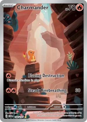 Charmander Pokémon 151 #168 Holo