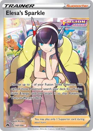 Elesa's Sparkle Pokémon Crown Zenith #147 Holo