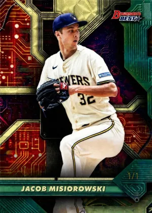 Jacob Misiorowski 2025 Bowman's Best Circuitry Baseball Superfractor #C-11
