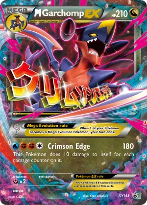 M Garchomp-EX Pokémon XY Black Star Promos #XY168 Holo