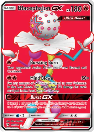 Blacephalon-GX Pokémon Lost Thunder #199 Holo