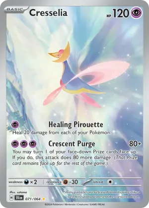 Cresselia Pokémon Shrouded Fable #71 Holo