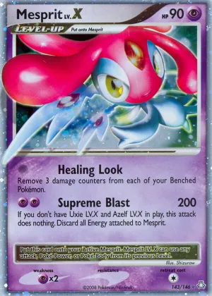 Mesprit LV.X Pokémon Legends Awakened #143 Holo
