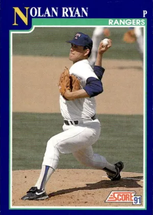 Nolan Ryan 1991 Score Baseball #4