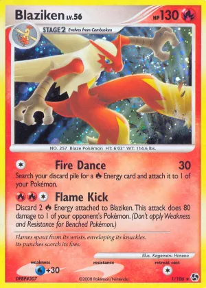Blaziken Pokémon Great Encounters #1 Reverse Holo