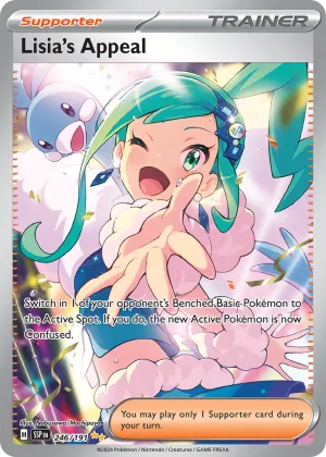 Lisia's Appeal Pokémon Surging Sparks #246 Holo
