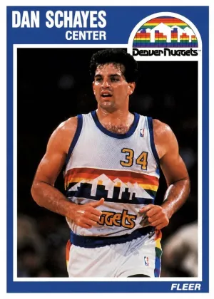 Danny Schayes 1989 Fleer Basketball #43