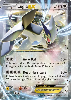 Lugia-EX Pokémon Ancient Origins #68 Holo