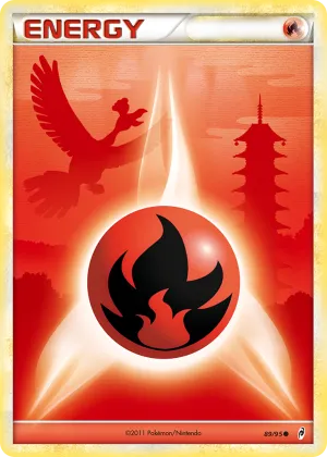 Fire Energy Pokémon Call of Legends #89 Holo