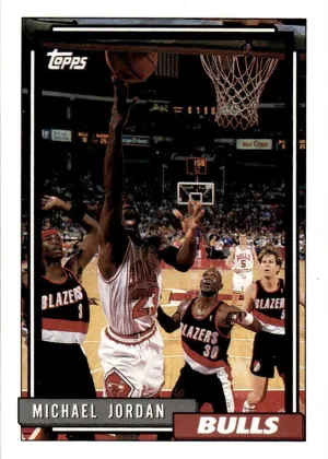Michael Jordan 1992 Topps Basketball #141