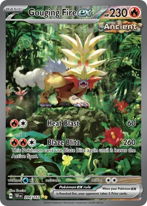 Gouging Fire ex Pokémon Temporal Forces #204 Holo