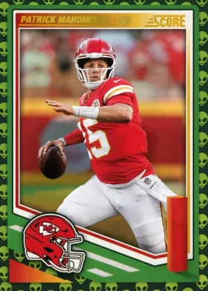 Patrick Mahomes II 2025 Panini Score Football Extraterrestrial #100