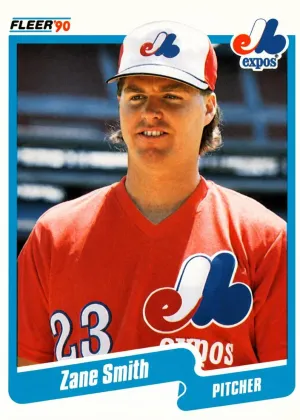 Zane Smith 1990 Fleer Baseball #362