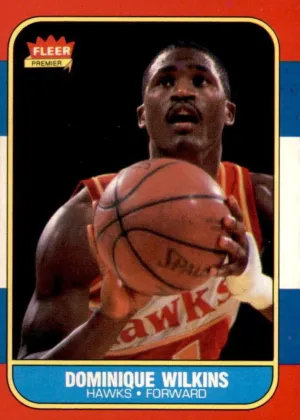 Dominique Wilkins 1986 Fleer Basketball #121