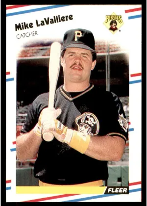 Mike LaValliere 1988 Fleer Baseball #333