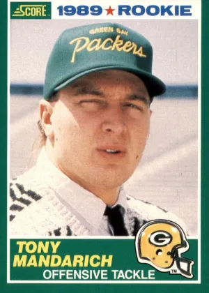 Tony Mandarich 1989 Score Football #269