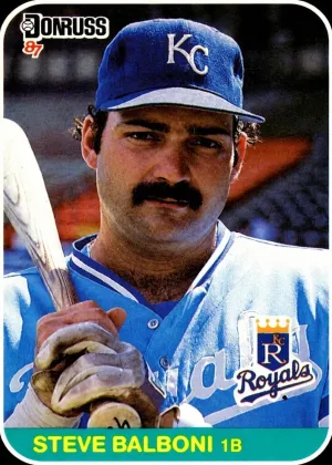 Steve Balboni 1987 Donruss Baseball #102