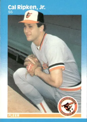 Cal Ripken Jr. 1987 Fleer Baseball Glossy #478