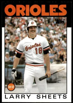 Larry Sheets 1986 Topps Baseball #147